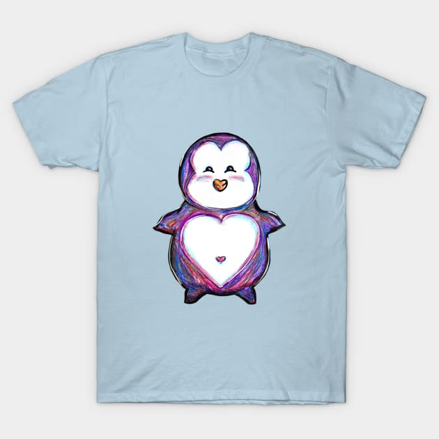 Penguin T-Shirt by aldomarano